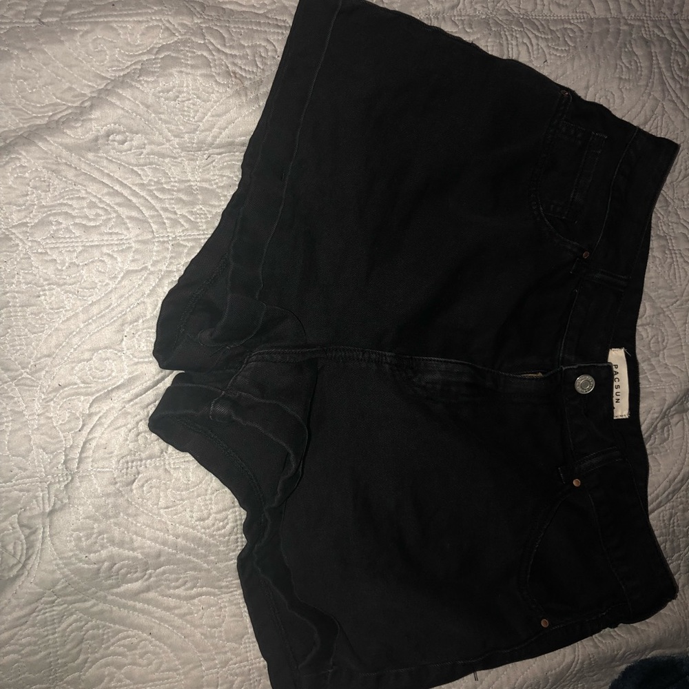 PacSun Black High Waisted Shorts